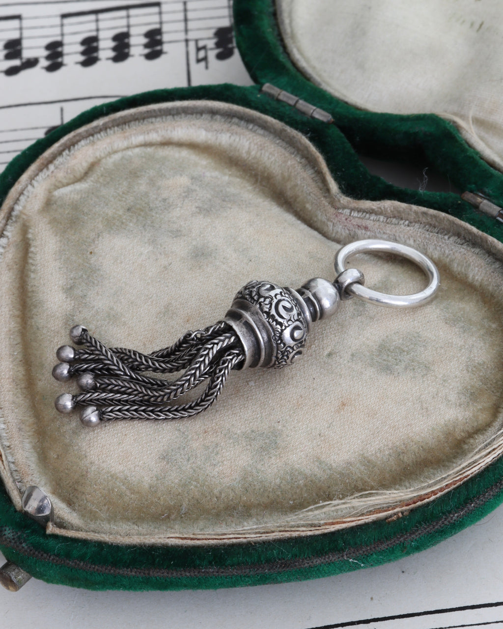 Victorian Silver Tassel Charms