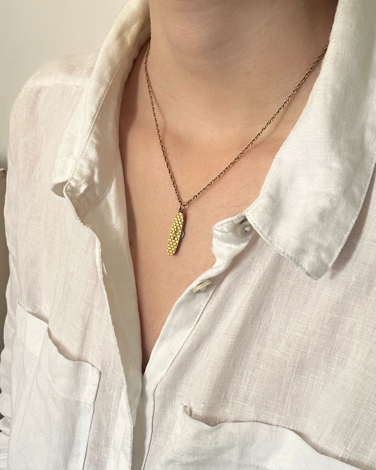 Vintage 18ct Yellow Gold Miniature Folding Penknife Charm