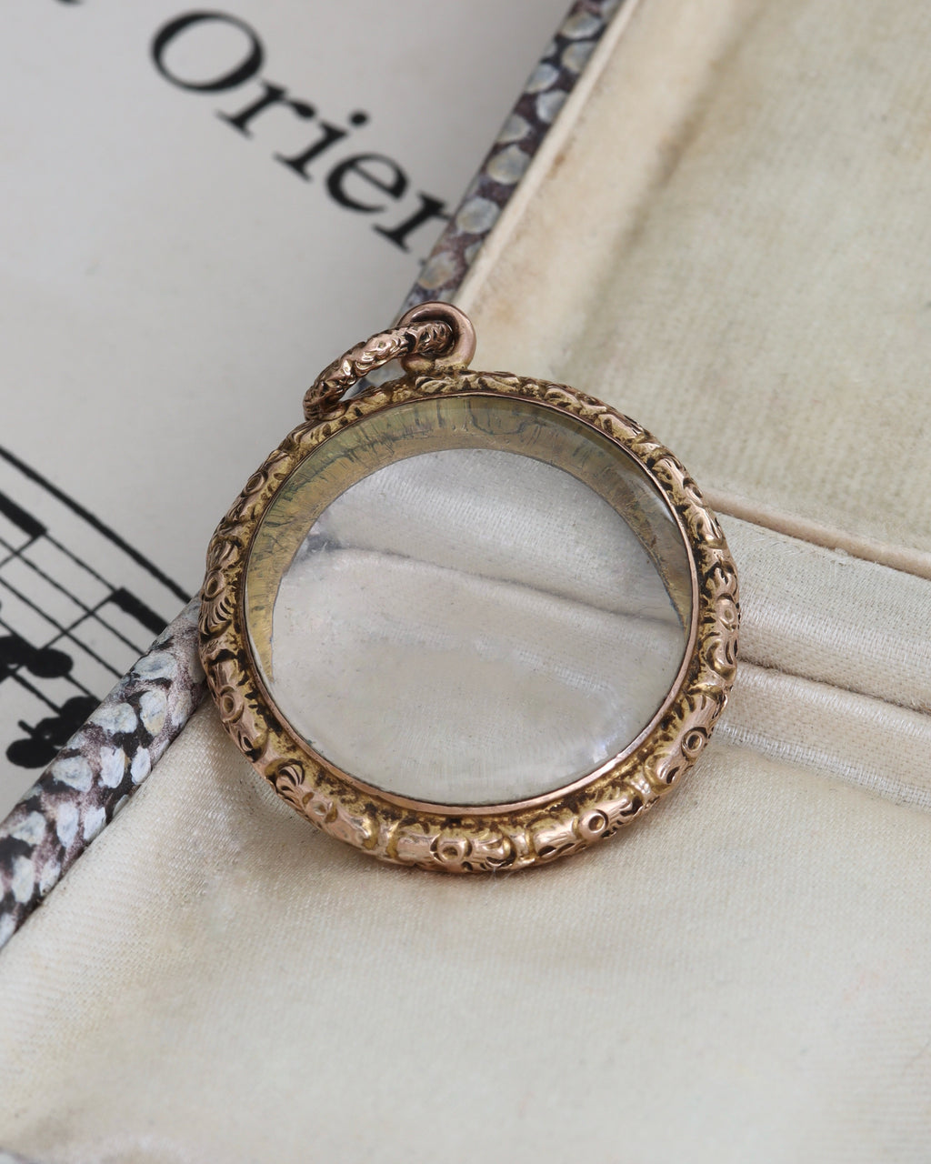 Georgian/Early Victorian Double-Sided Repousse Locket