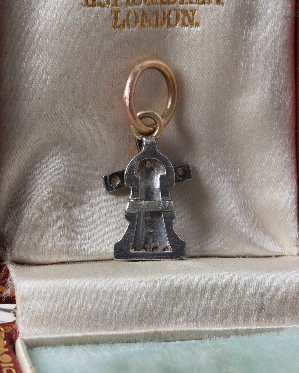 Art Deco Platinum & Diamond Articulated Windmill Charm