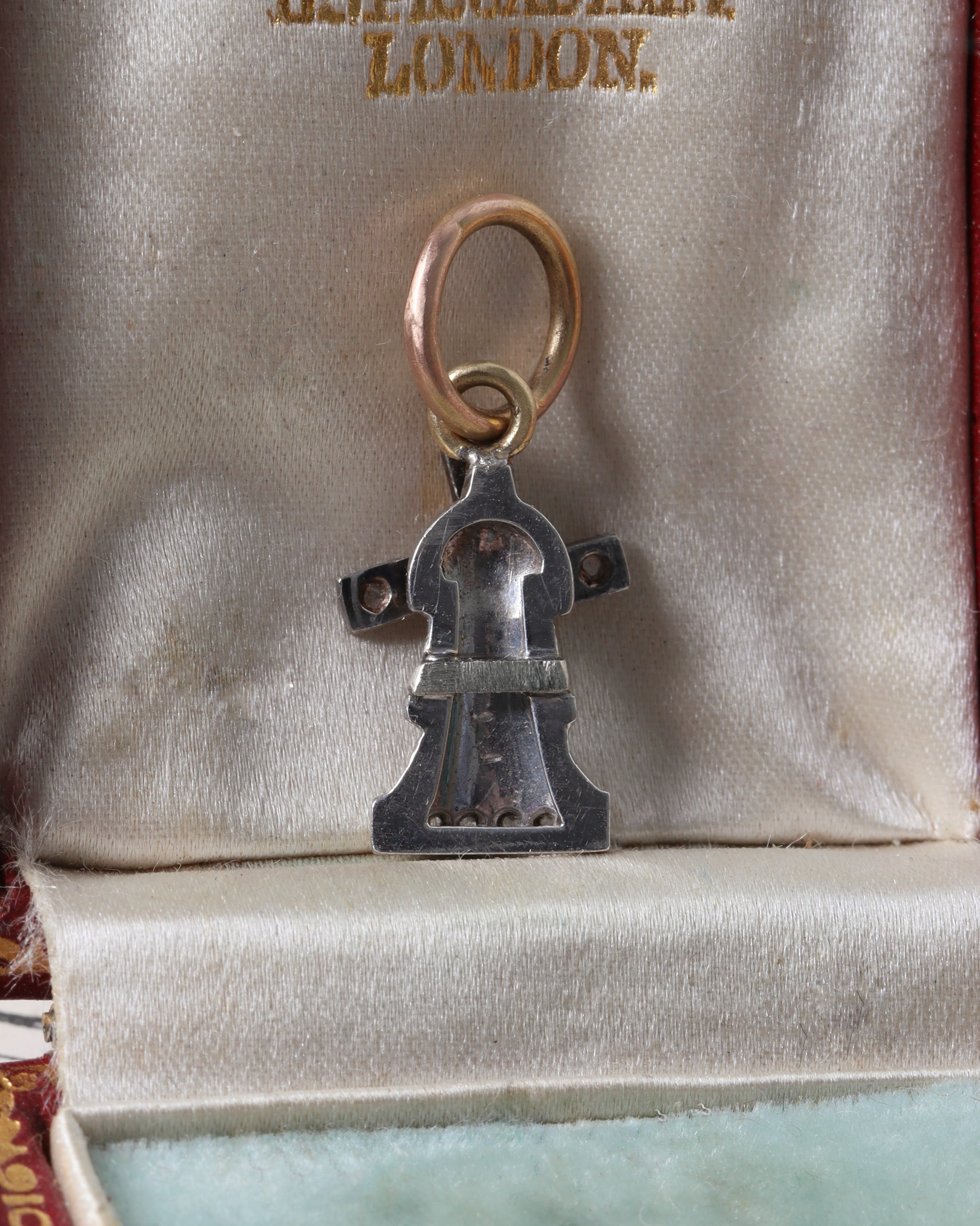 Art Deco Platinum & Diamond Articulated Windmill Charm