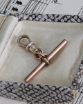 Antique Victorian 9ct Gold Swivel Dog Clip on T-Bar