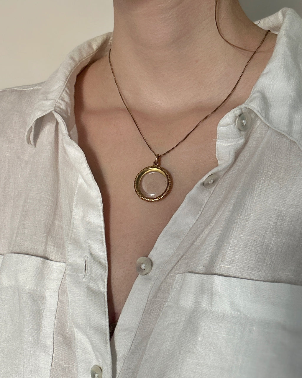 Georgian/Early Victorian Double-Sided Repousse Locket