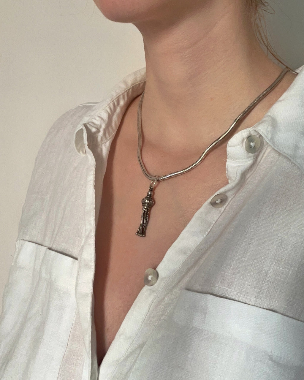 Victorian Silver Tassel Charms