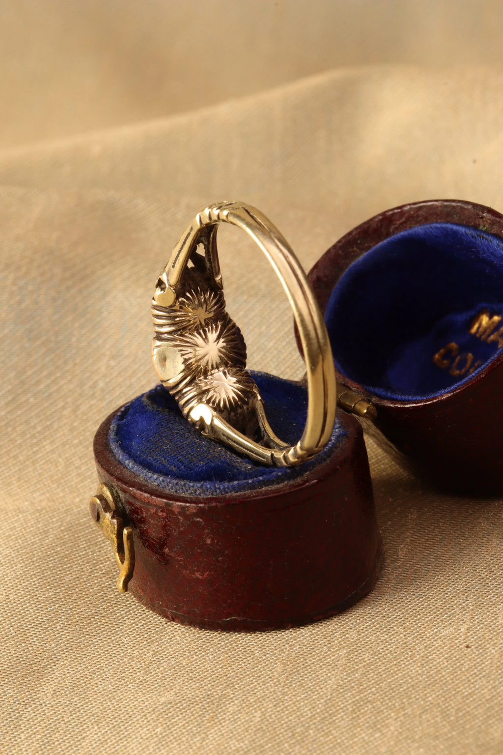 Georgian Rose-Cut Trilogy Ring