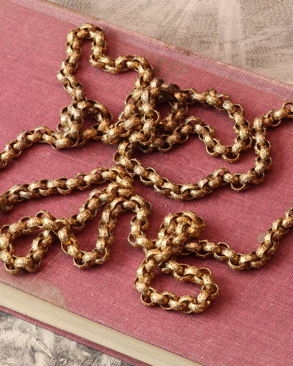 Antique Georgian Pinchbeck Longuard Chain