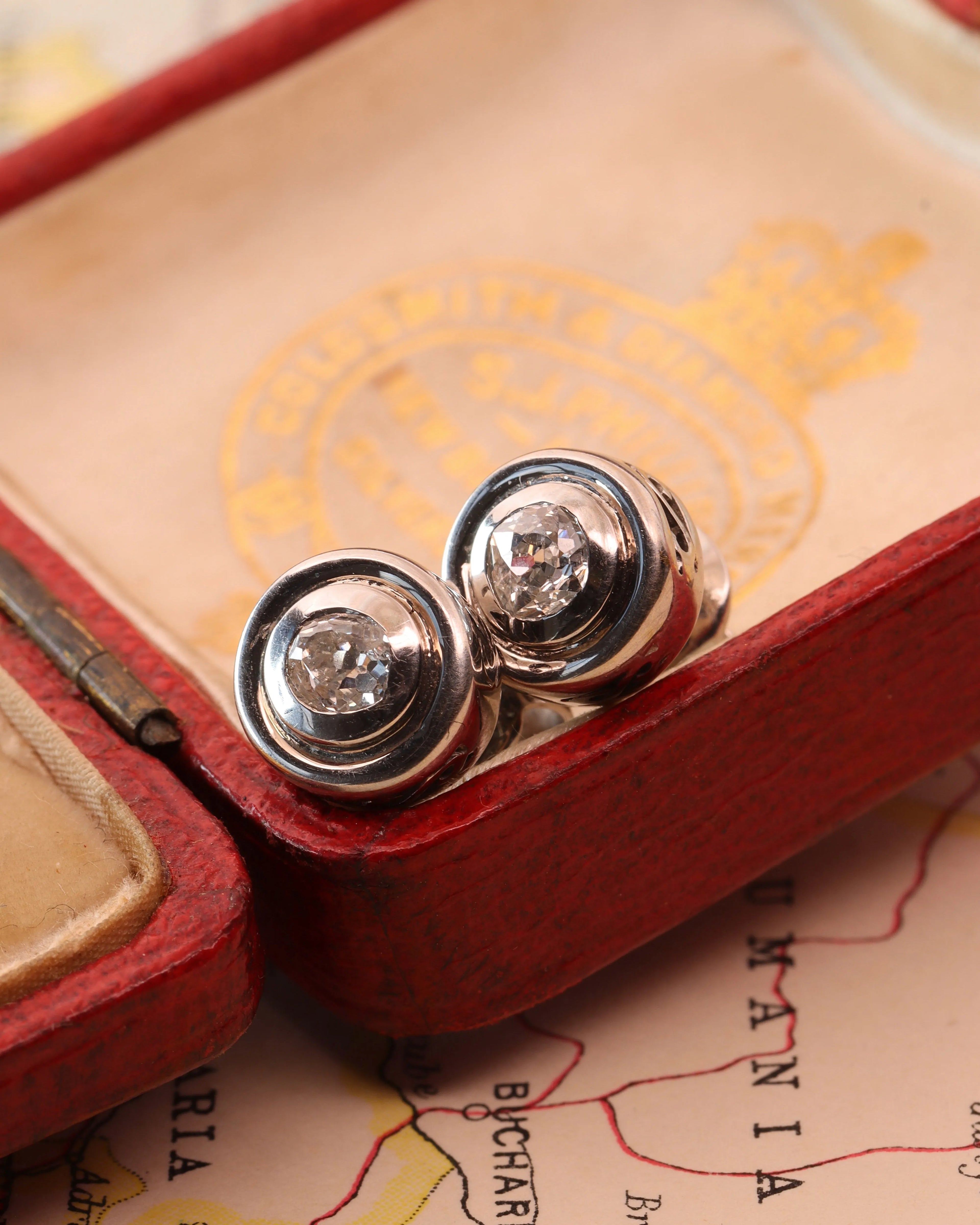 Art Deco Old-Cut Diamond Earrings