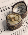 Antique Victorian Cat’s Eye Chrysoberyl Chunky Curb Chain Ring
