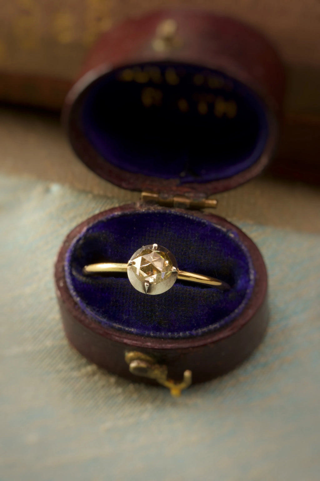 Georgian Circular Solitaire Diamond Ring