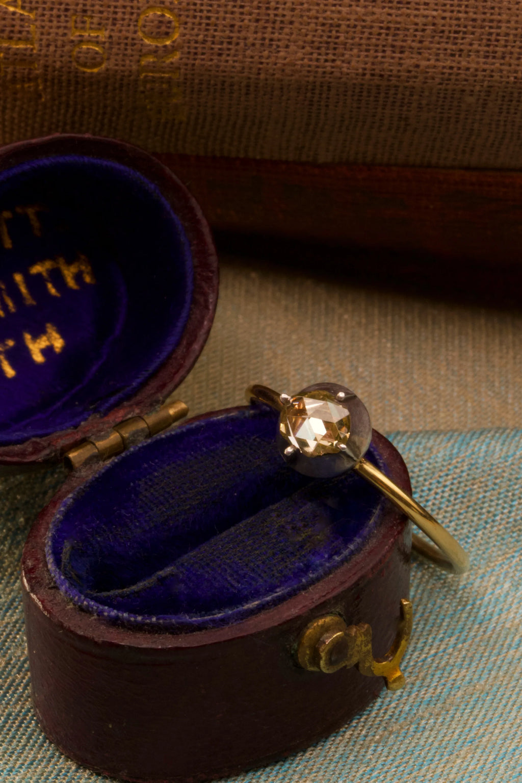 Georgian Circular Solitaire Diamond Ring