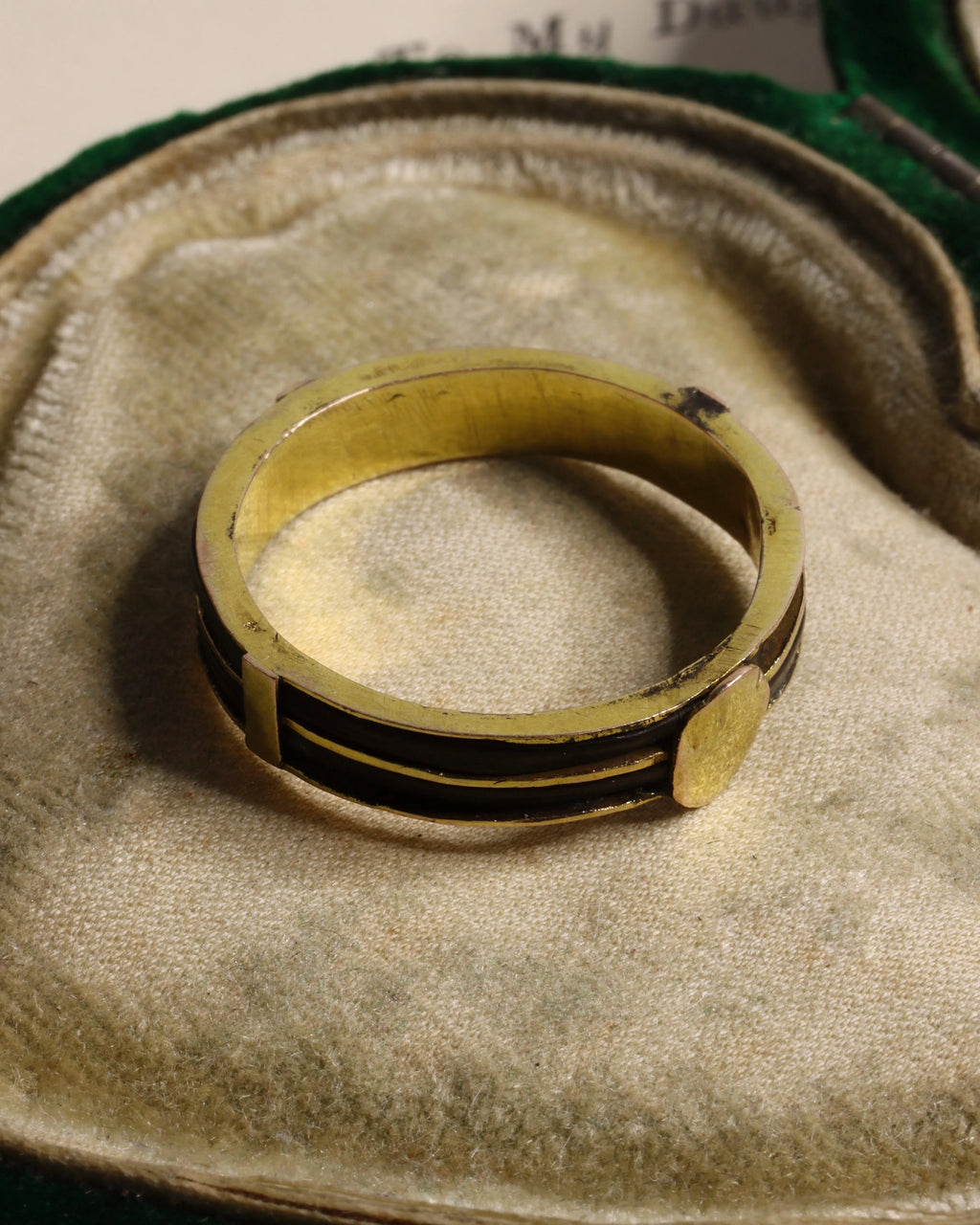 Victorian Elephant Hair 15ct Gold Ring