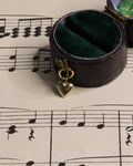 Vintage Miniature Gold Heart Charm