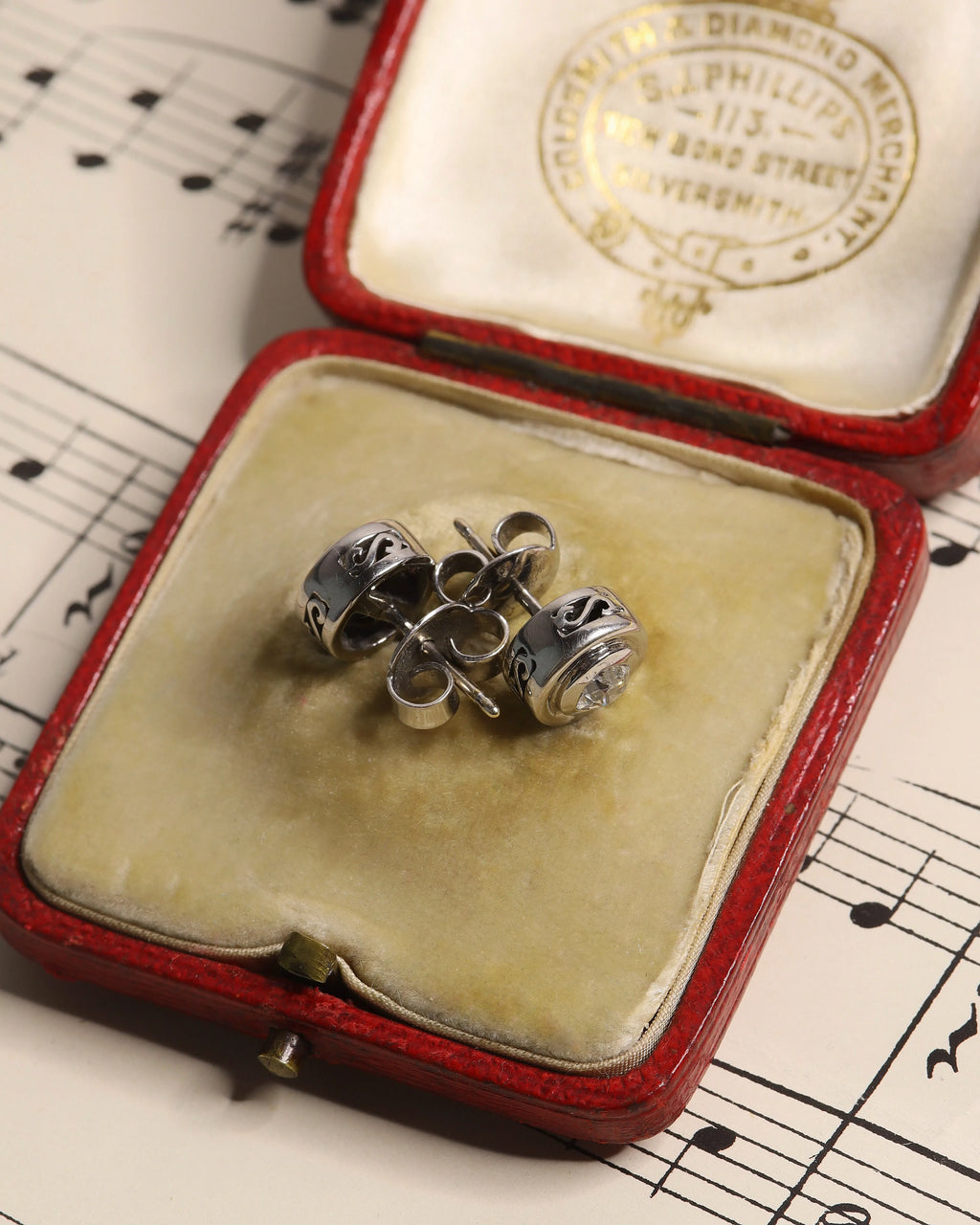 Art Deco Old-Cut Diamond Earrings