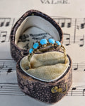 Antique Georgian Turquoise Five Stone Ring