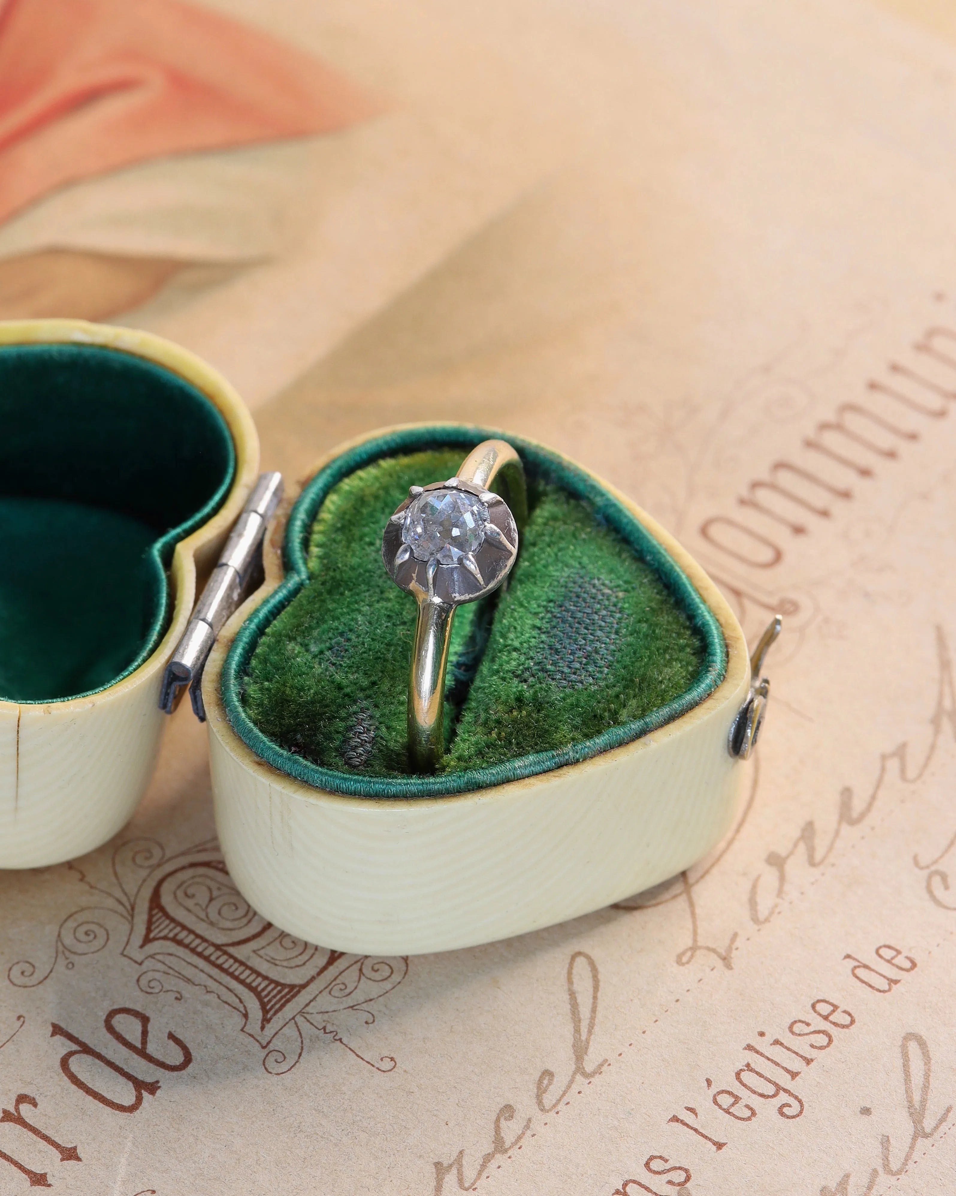 Antique Victorian Solitaire Ring