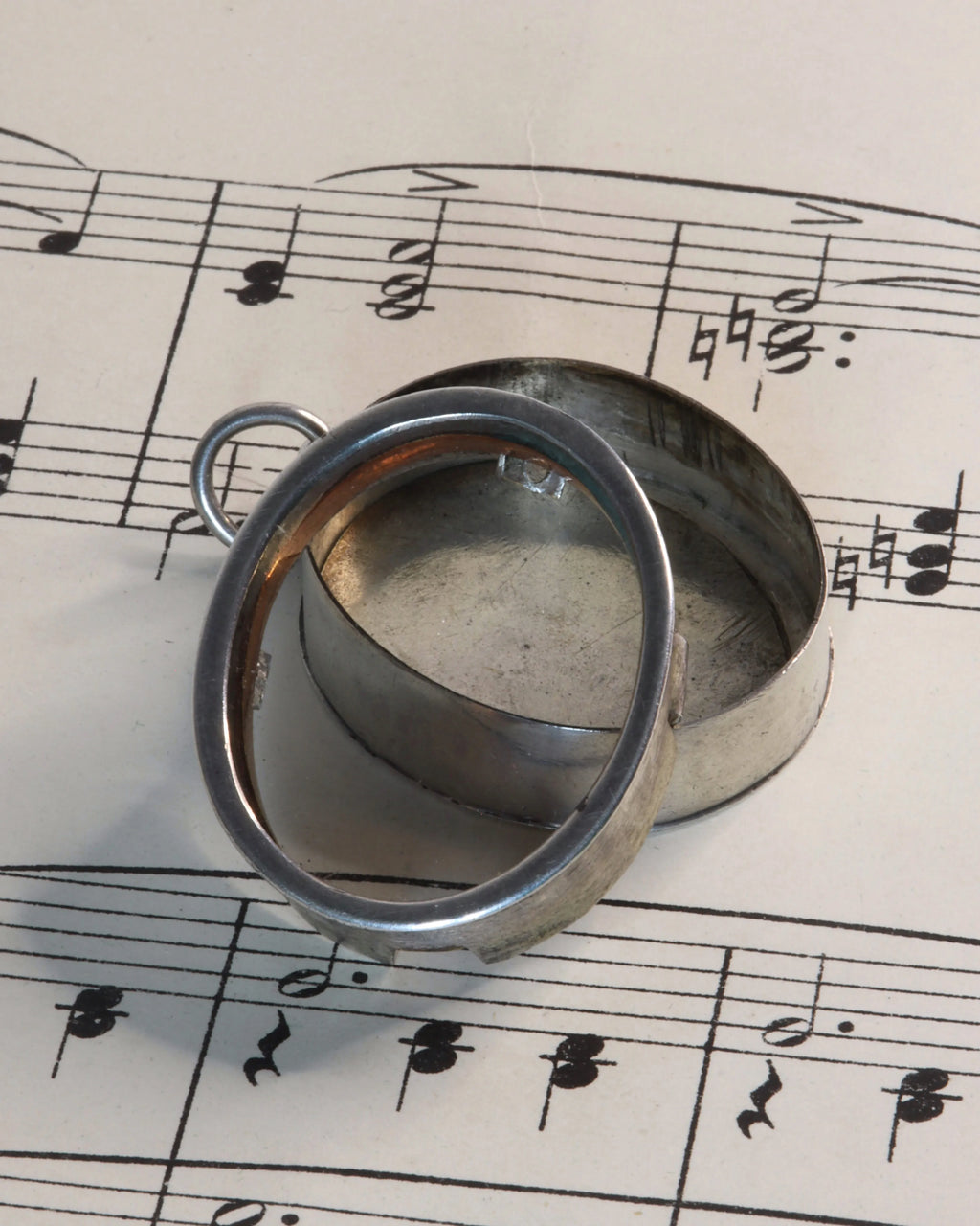 Antique Georgian Silver Glass-Fronted Locket