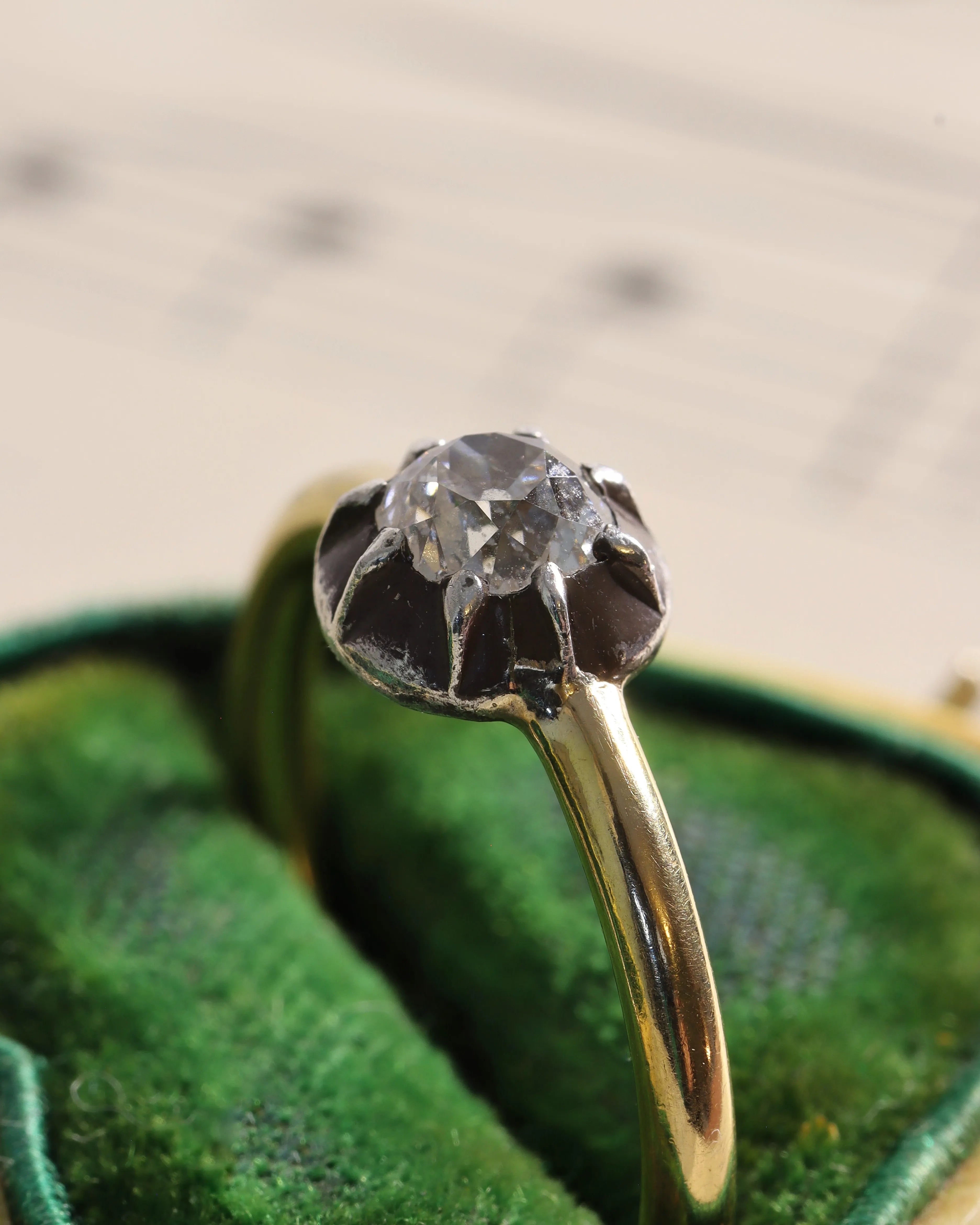 Antique Victorian Solitaire Ring
