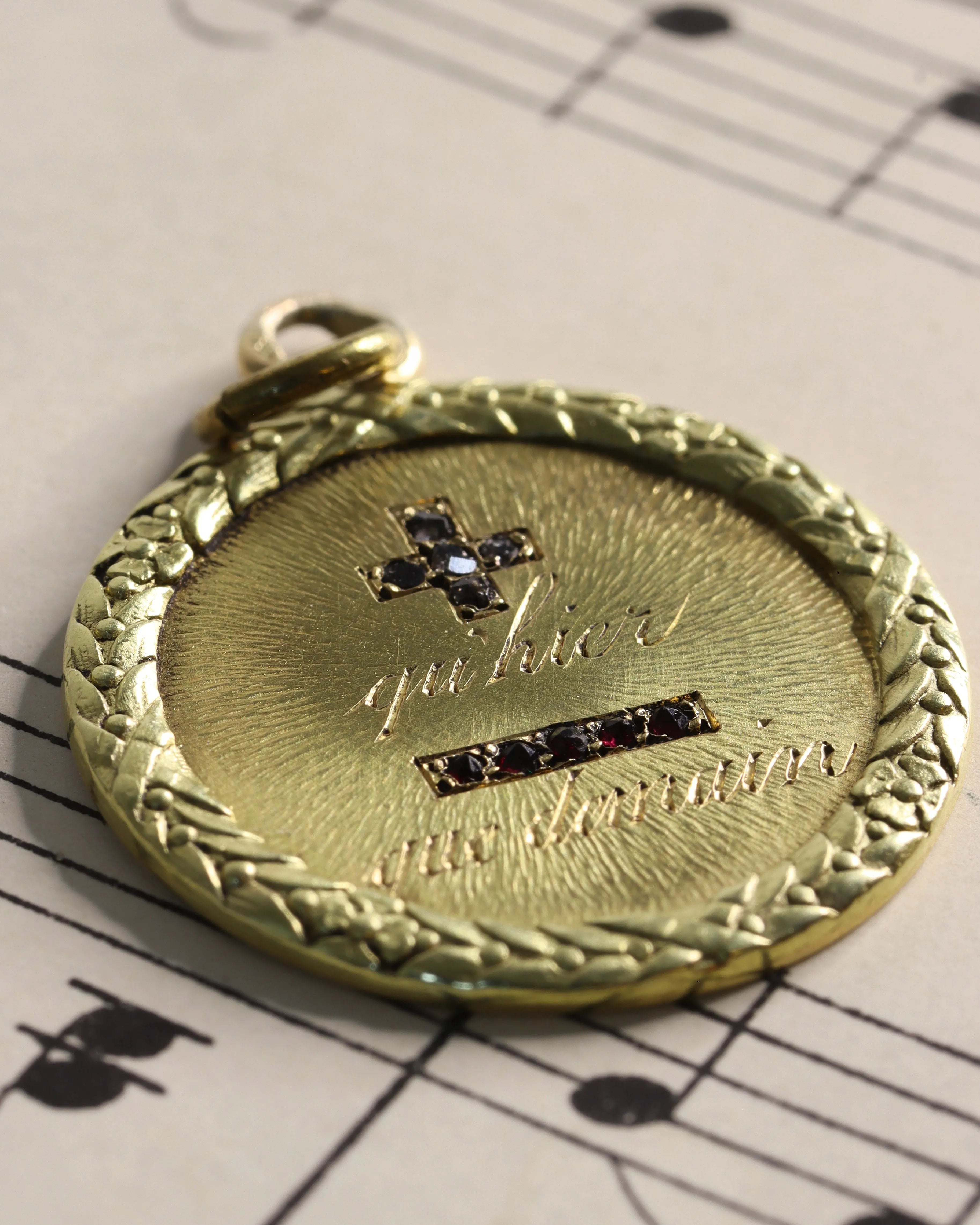 Rare Early 20th Century Augis Love Token Pendant