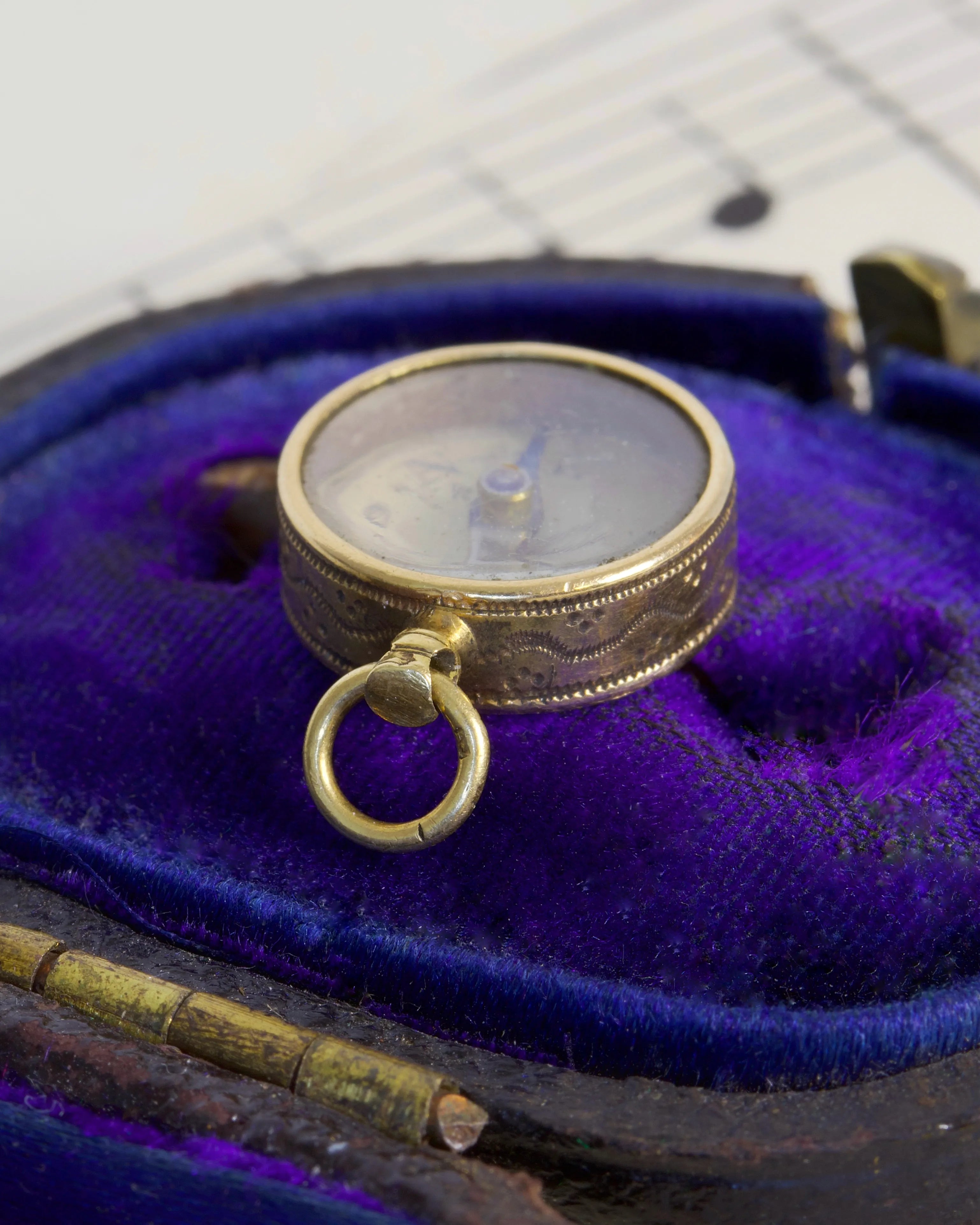 Georgian 9ct Gold Compass Charm