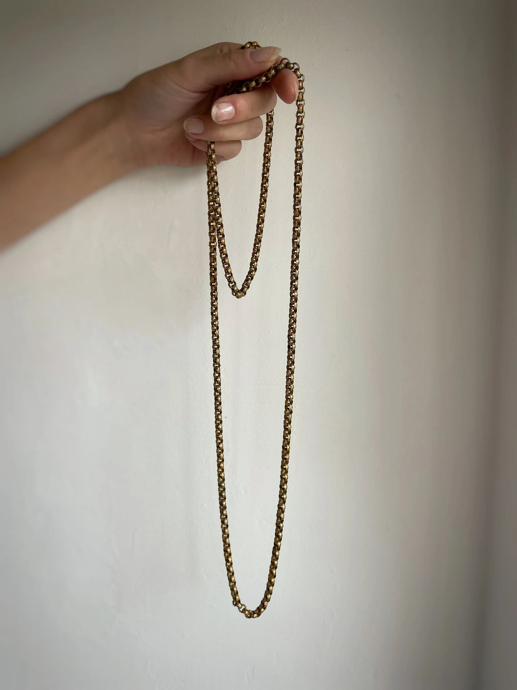 Antique Georgian Pinchbeck Longuard Chain