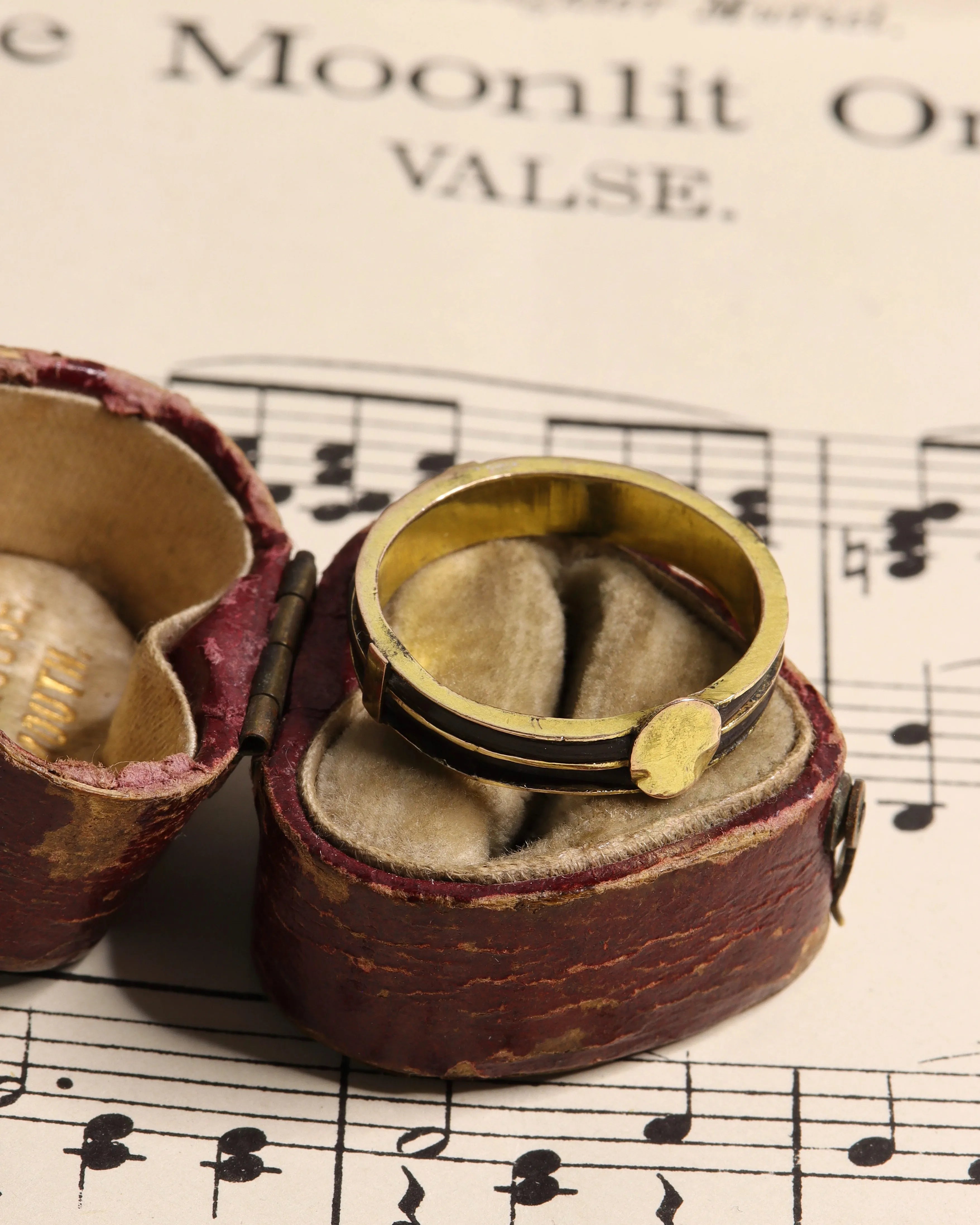 Victorian Elephant Hair 15ct Gold Ring