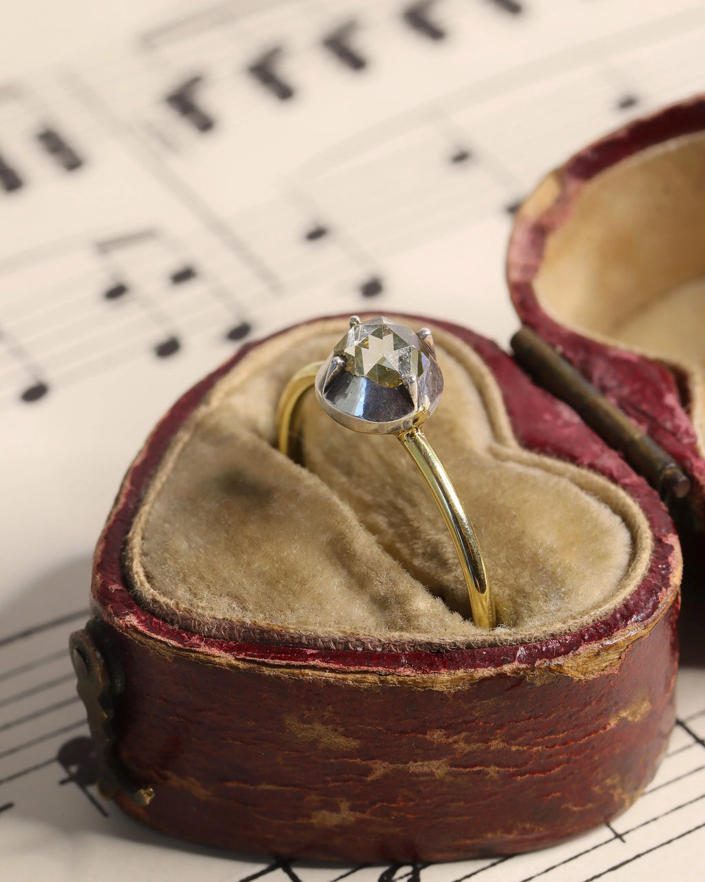 Georgian Circular Solitaire Diamond Ring