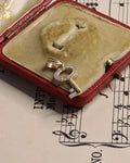9ct Yellow Gold Diamond Key Charm