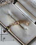 Antique Articulated Fish Charm with Ruby Eyes