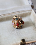 Vintage Portuguese 19.2ct Gold Multi Gem Sputnik Charm