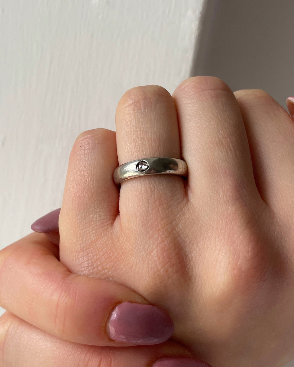 Edwardian Two-Tone Diamond Sentimental Ring