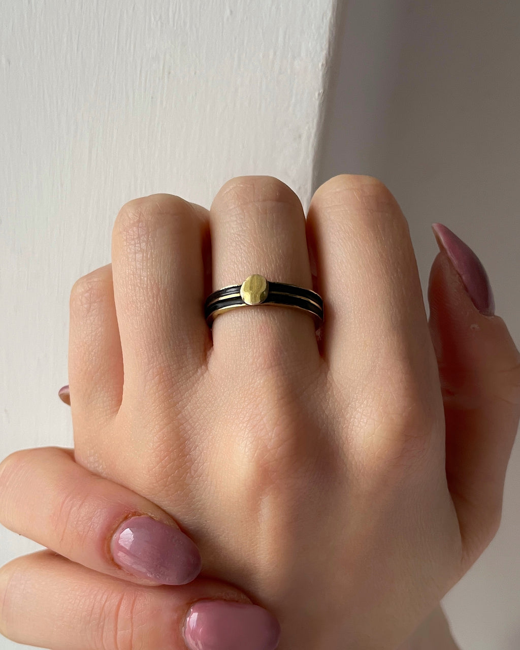 Victorian Elephant Hair 15ct Gold Ring
