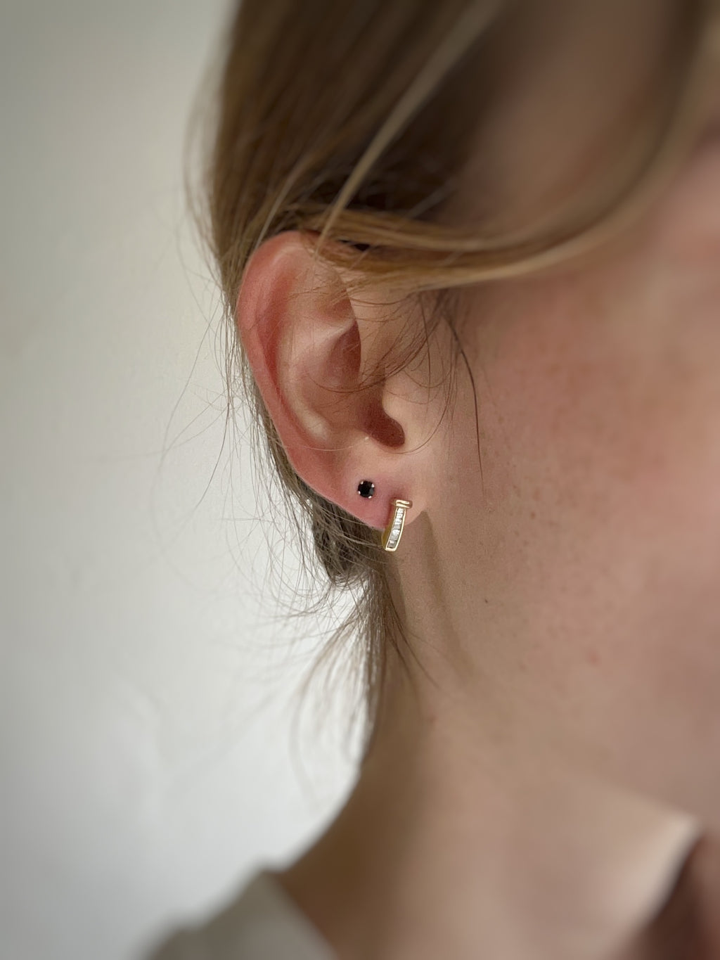 18ct Gold & Diamond Stud Earrings
