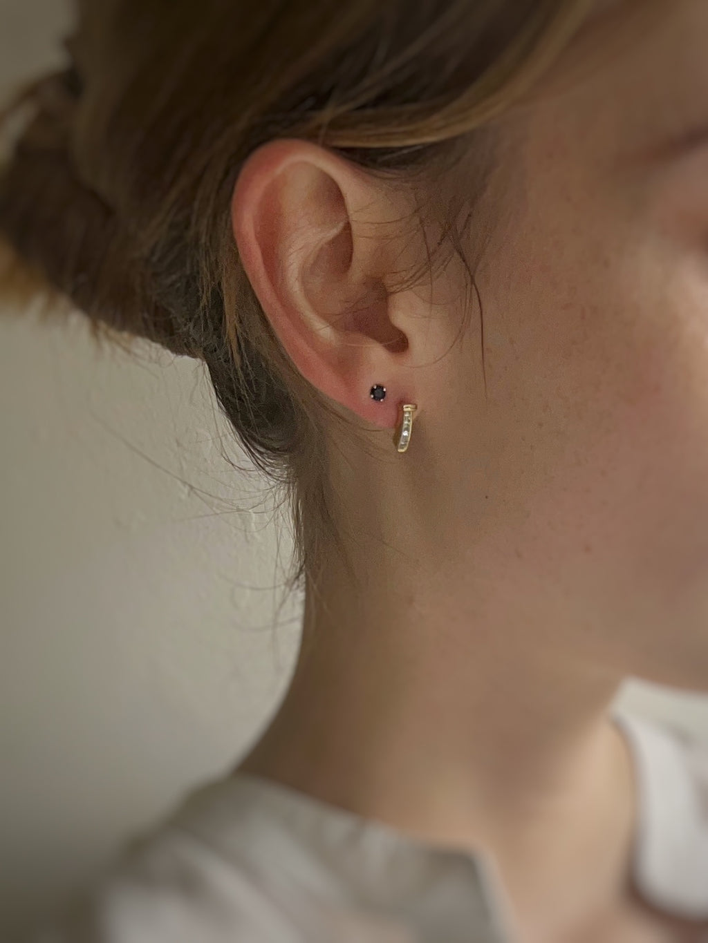 18ct Gold & Diamond Stud Earrings
