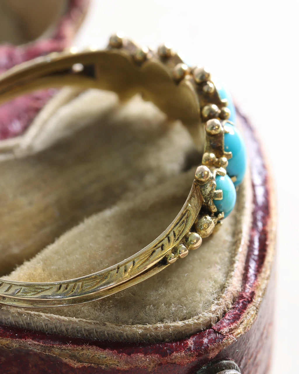Antique Georgian Turquoise Five Stone Ring