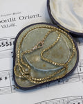 Victorian 9ct Gold Fancy Link Chain with Square Edged Dog Clip