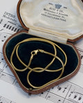 Vintage 18ct Yellow Gold Snake Chain