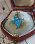 Antique Victorian Turquoise Conversion Charm