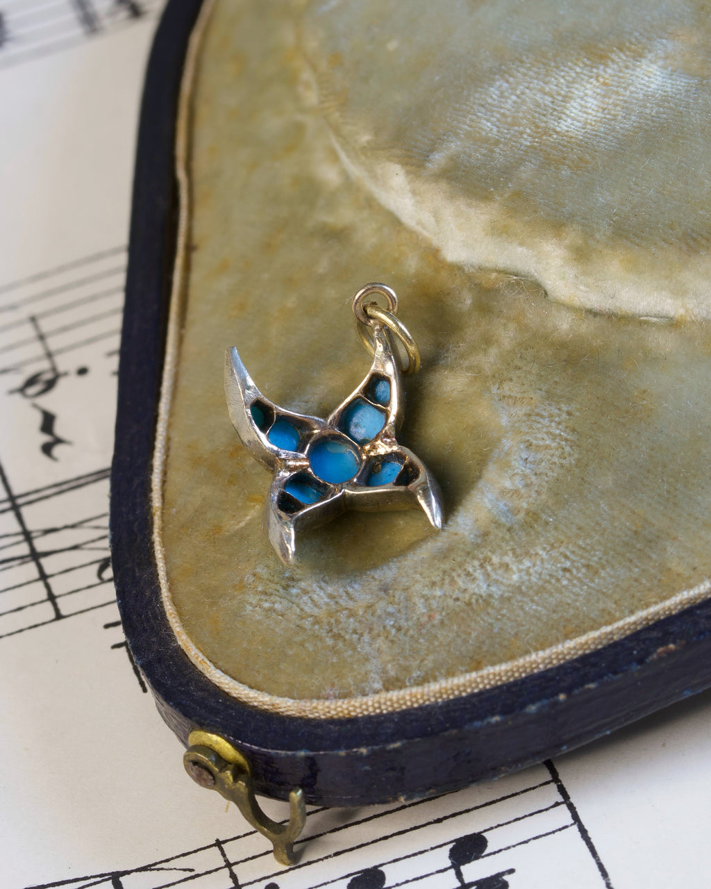 Antique Victorian Turquoise Conversion Charm