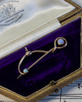 Antique Small Double Opal Murrle Bennett Pin Extender