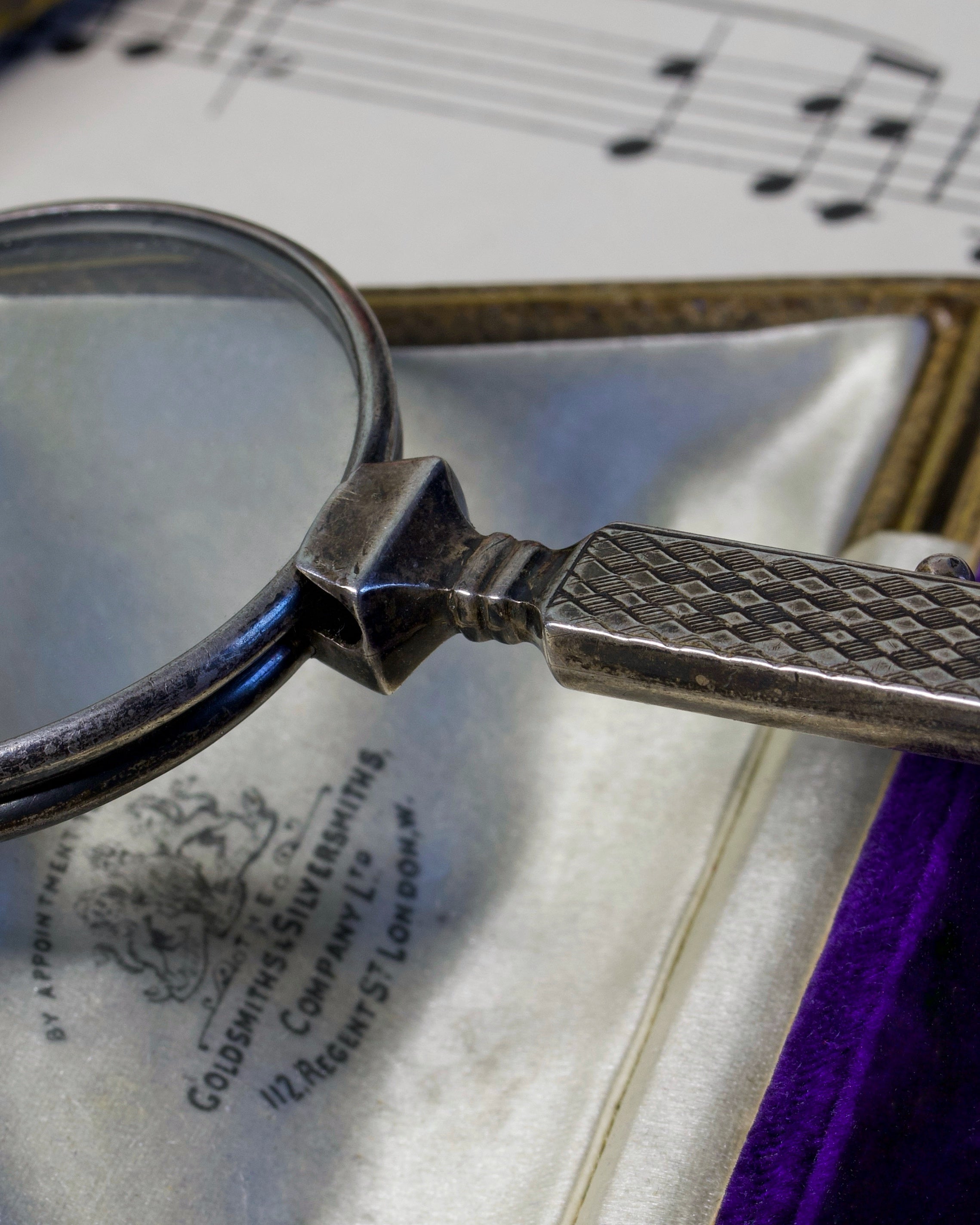 Edwardian Silver Lorgnette