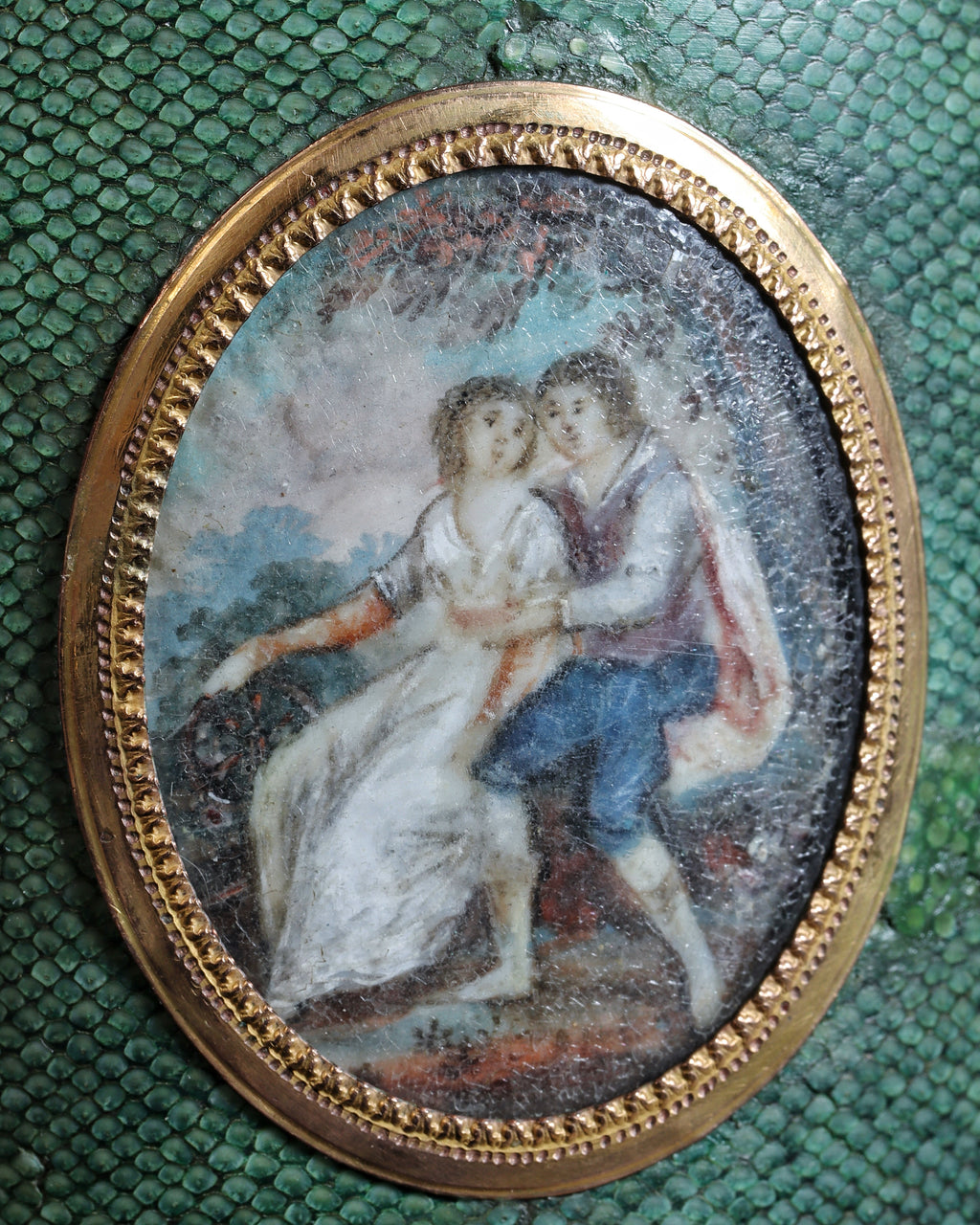 Antique Georgian Sewing Case – 'Souvenir d'Amitie'