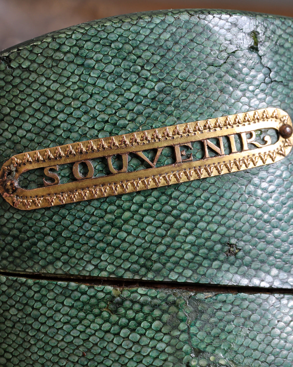 Antique Georgian Sewing Case – 'Souvenir d'Amitie'