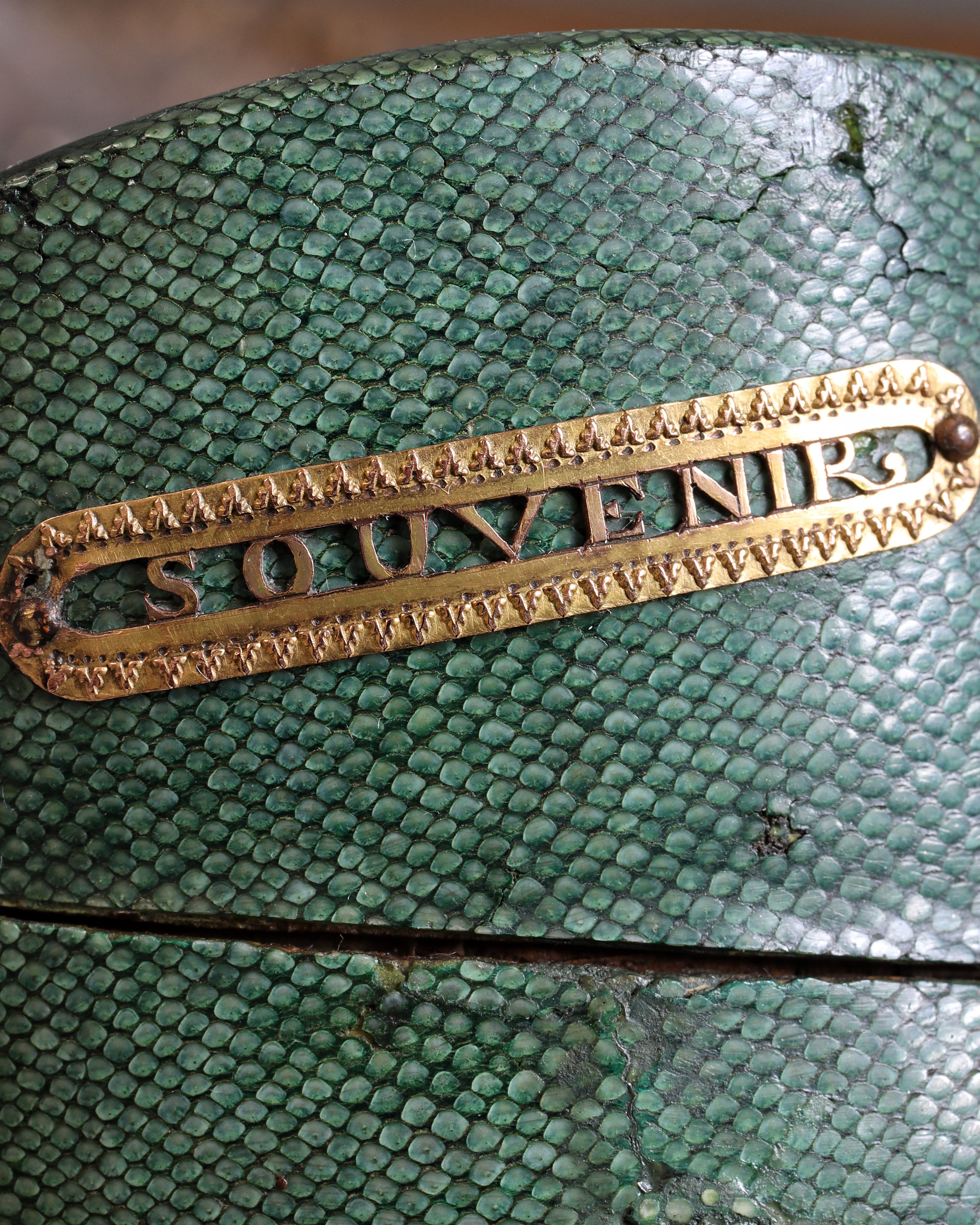 Antique Georgian Sewing Case – 'Souvenir d'Amitie'