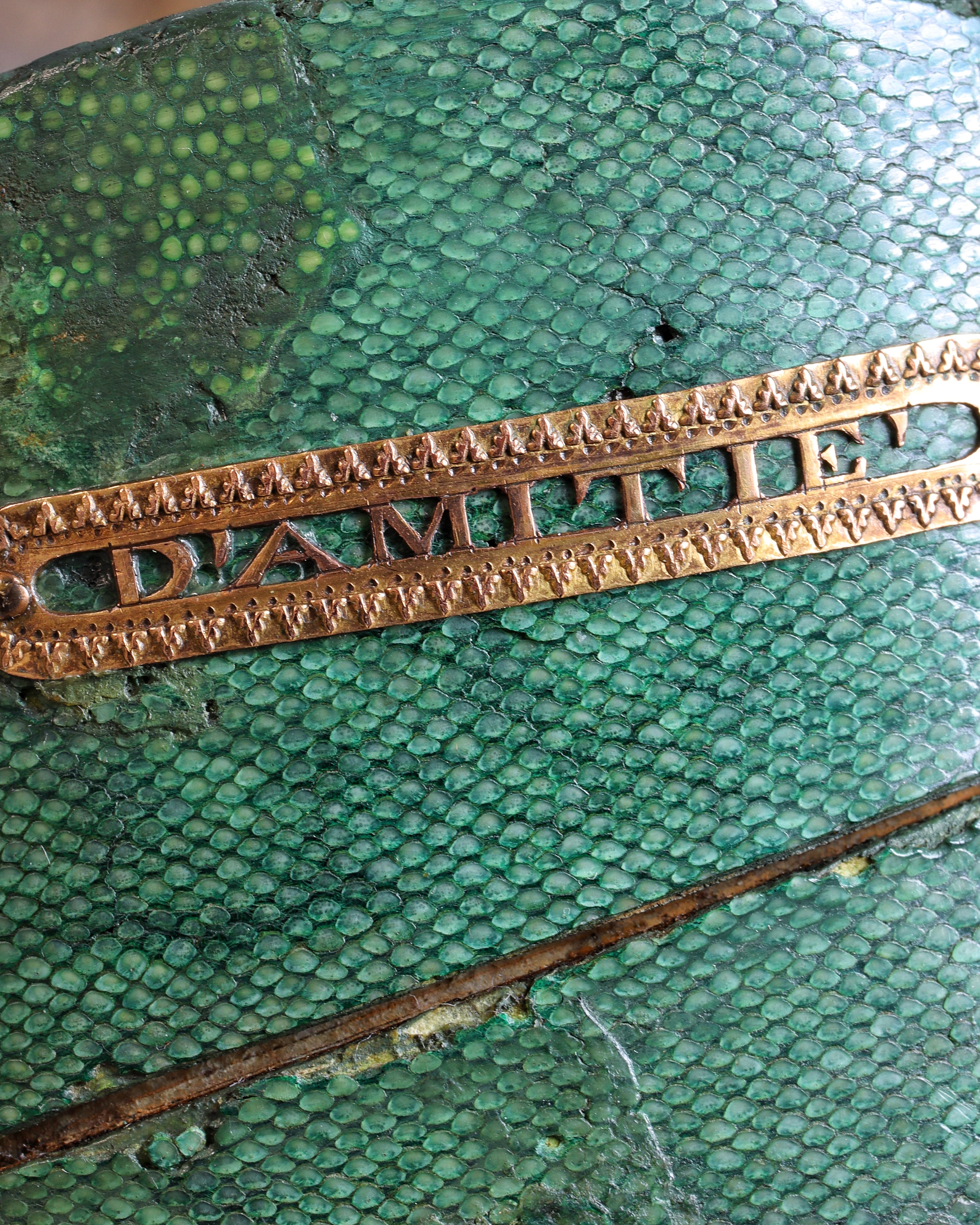 Antique Georgian Sewing Case – 'Souvenir d'Amitie'