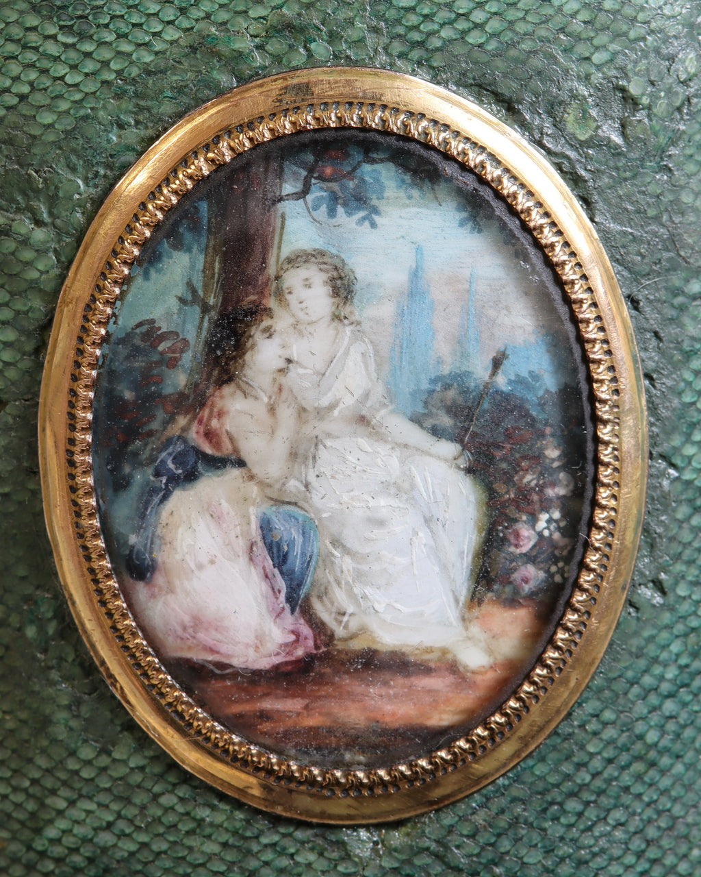 Antique Georgian Sewing Case – 'Souvenir d'Amitie'
