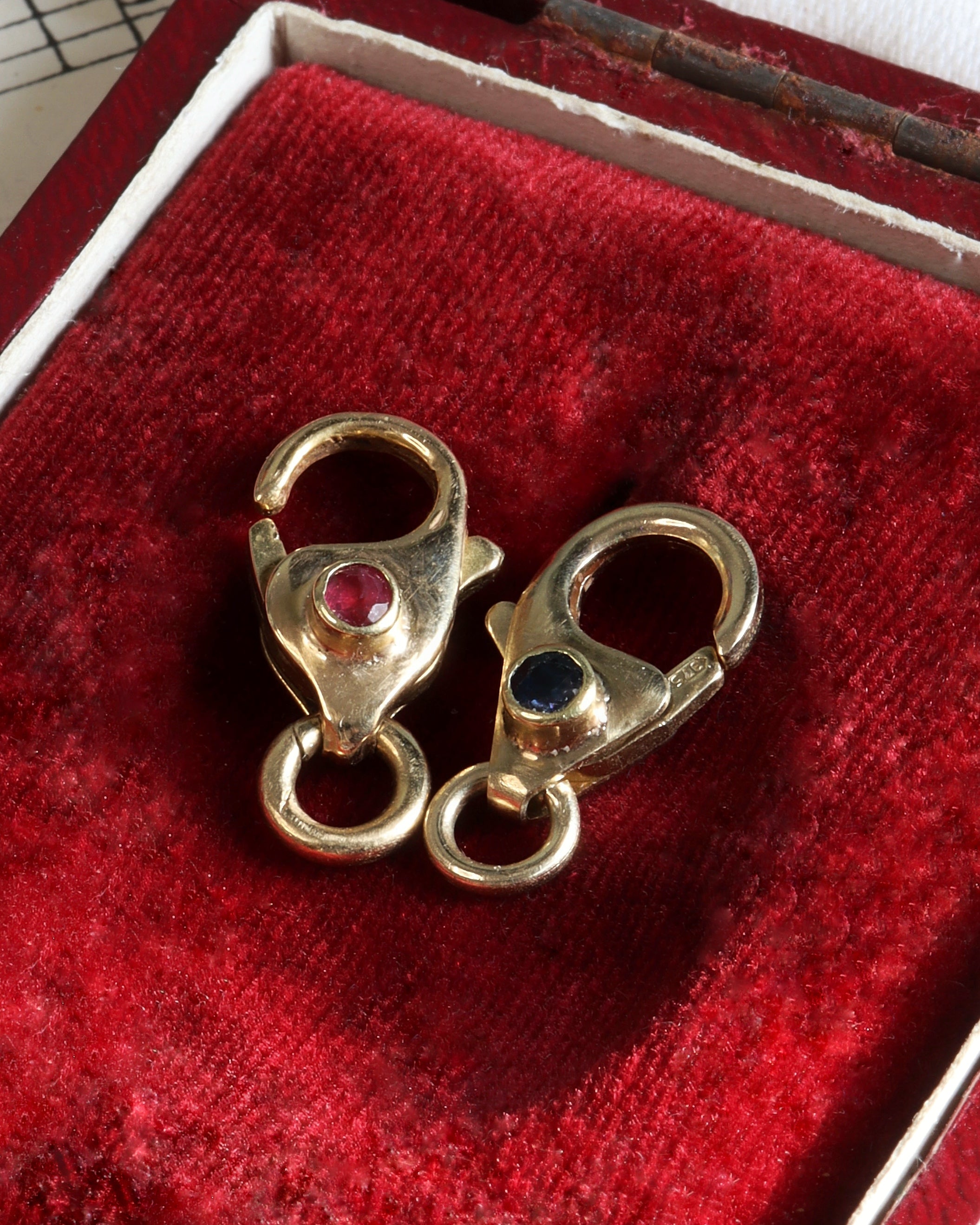 Ruby Set Lobster Clasp