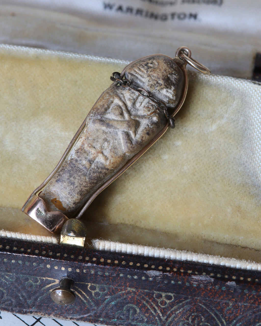 Victorian Egyptian Pharaoh Pendant in Gold
