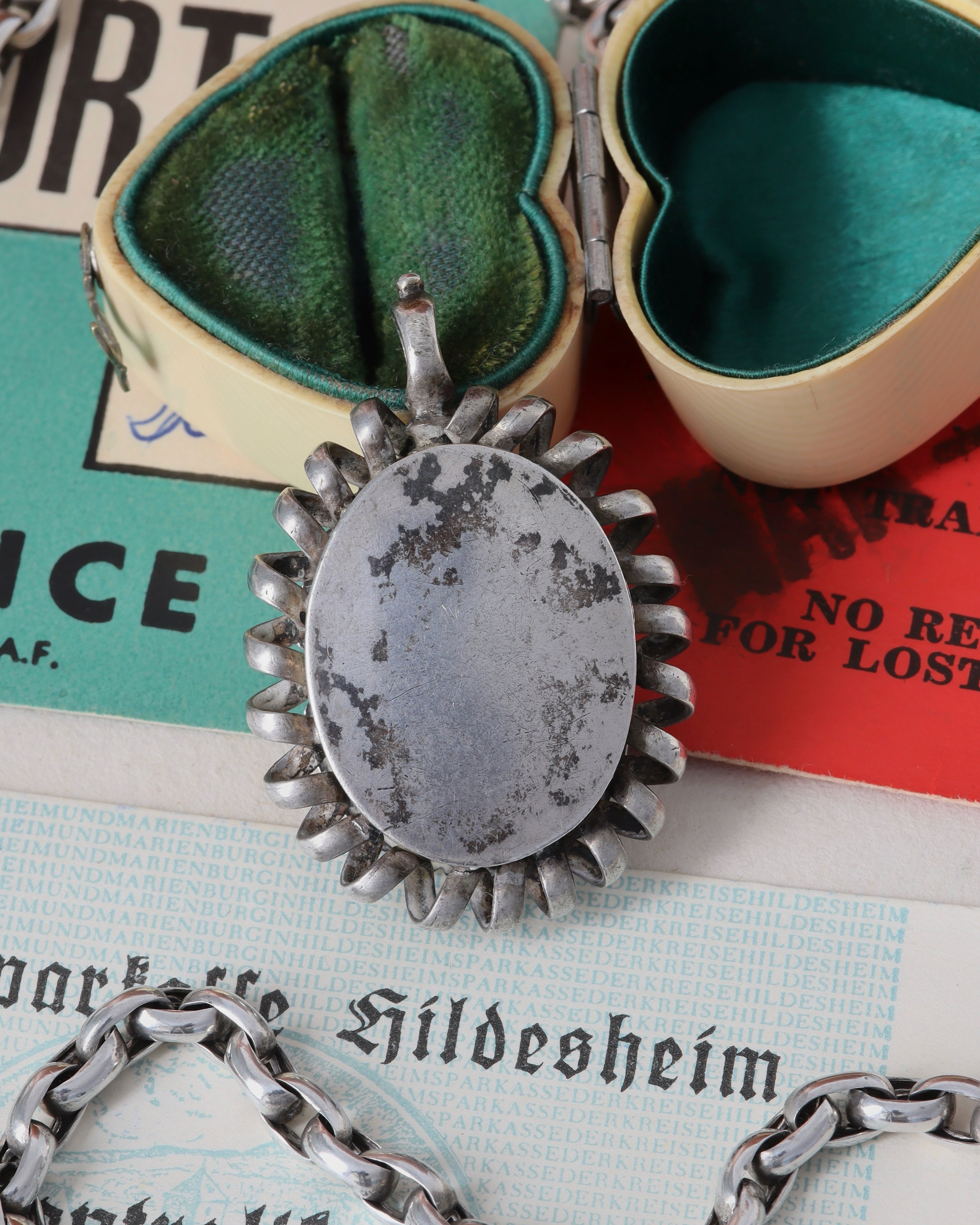 Georgian Silver Glass Fronted Locket