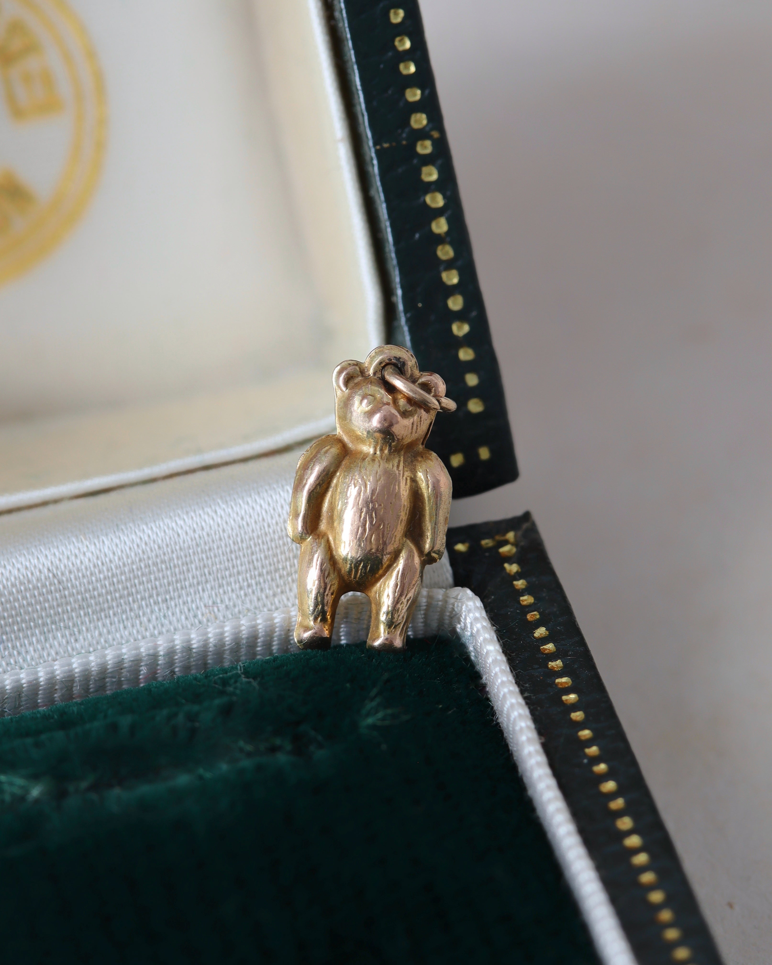 Victorian 9ct Gold Teddy Bear Charm