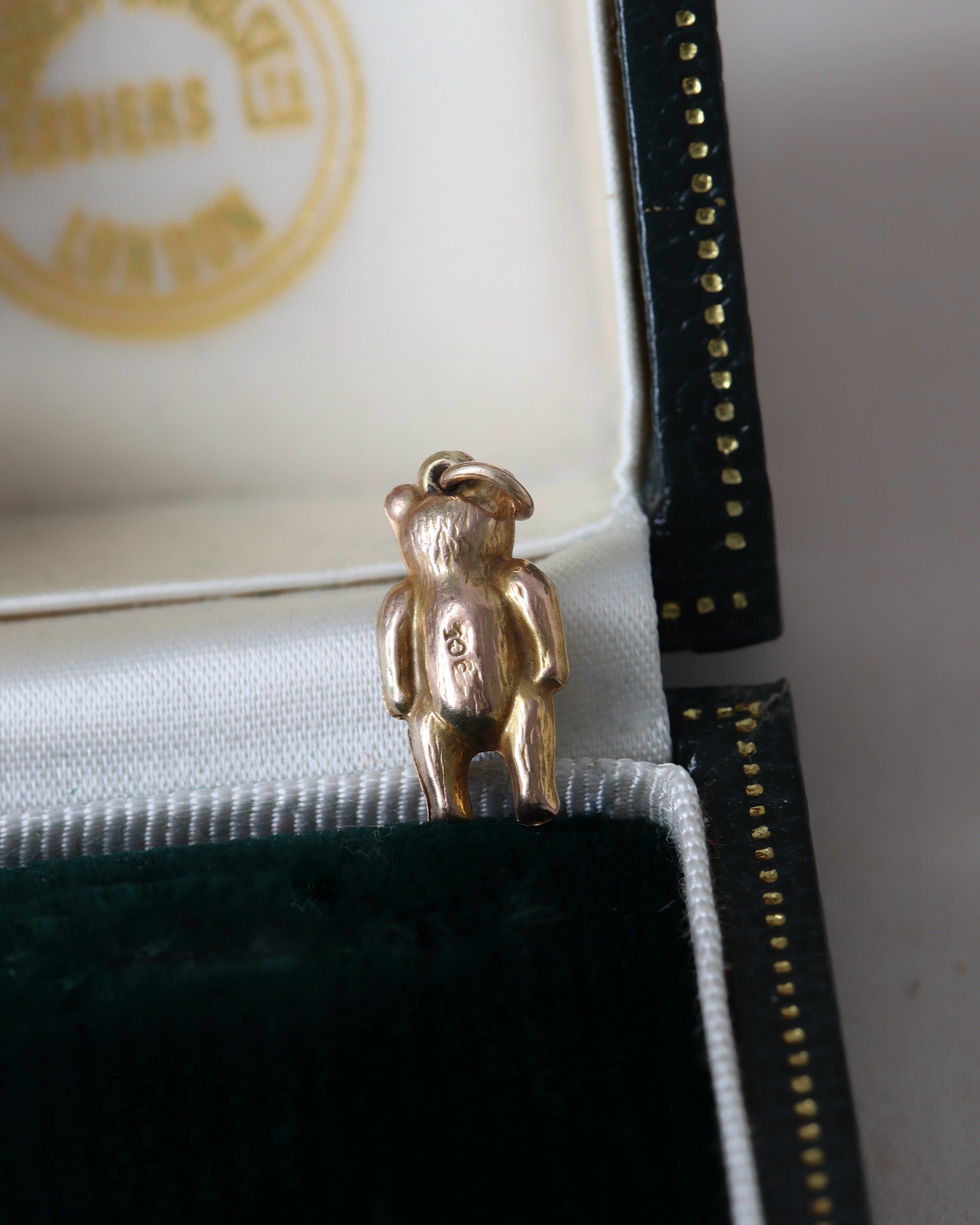 Victorian 9ct Gold Teddy Bear Charm